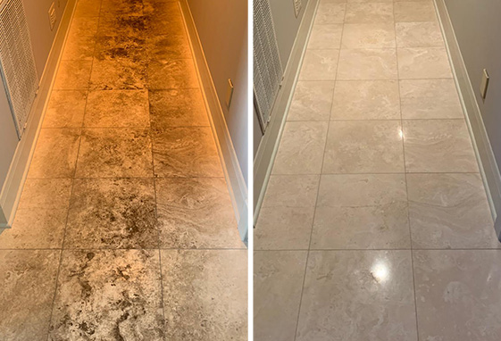 Travertine Cleaning and Sealing After