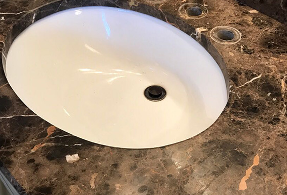 Stone Polishing Before