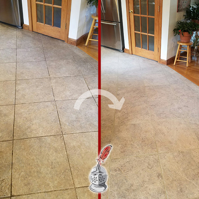 Any tile surface can be renewed with our tile and grout cleaning and sealing services