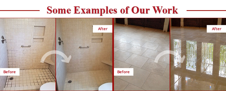 Before and After Pictures of Some Examples of Sir Grout Northern New Jersey's Work