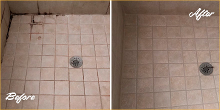 Our Tile and Grout Cleaners in Morristown NJ Brought This Dingy Bathroom  Back to Life