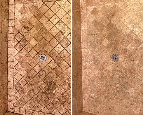 Shower Restored by Our Tile and Grout Cleaners in Maplewood, NJ