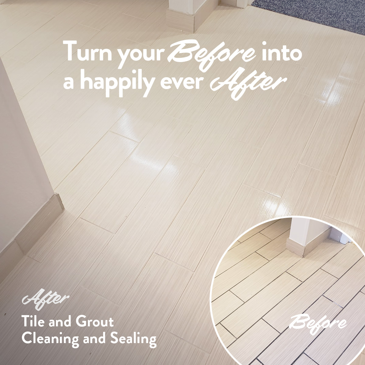 Tile and grout Cleaning and Sealing